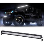 GloboStar PRO Series ����� ���� - Straight ��� ���������� & ������� LED CREE XBD 240W 24000lm DC 10-30V ��������� IP65 ����� ����� 6000K - (85464)