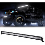 GloboStar PRO Series ����� ���� - Straight ��� ���������� & ������� LED CREE XBD 300W 30000lm DC 10-30V ��������� IP65 ����� ����� 6000K - (85465)