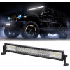 GloboStar PRO Series ����� ���� - Straight TRI-ROW 7D ��� ���������� & ������� LED CREE XBD 270W 27000lm 15� & 60� DC 10-30V ��������� IP65 ����� ����� 6000K - (85482)