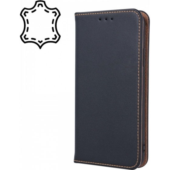 Senso Genuine Leather Stand Book Iphone 13 Pro Max Black - (SGLIP13PMB)