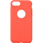 Senso Soft Touch Iphone 7 / 8 / SE (2020) Red With Hole Backcover - (SESTIP8RH)