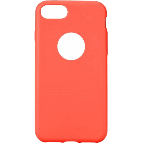 Senso Soft Touch Iphone 7 / 8 / SE (2020) Red With Hole Backcover - (SESTIP8RH)