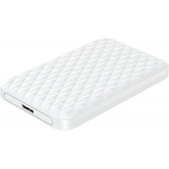 Orico ��������� ���� ��� 2.5 HDD 2520U3 USB 3.0 5Gbps 4TB, ����� - (2520U3-WH-BP)