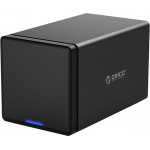 Orico ��������� ���� ��� 4x 3.5 HDD NS400RU3 USB3.0 5Gbps 64TB ����� - (NS400RU3-EU-BK-BP)