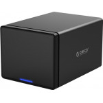 Orico ��������� ���� ��� 5x 3.5 HDD NS500RU3 USB3.0 5Gbps 80TB ����� - (NS500RU3-EU-BK-BP)