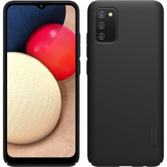 Nillkin Super Frosted Shield Case Samsung A03s Black Backcover - (N4117)