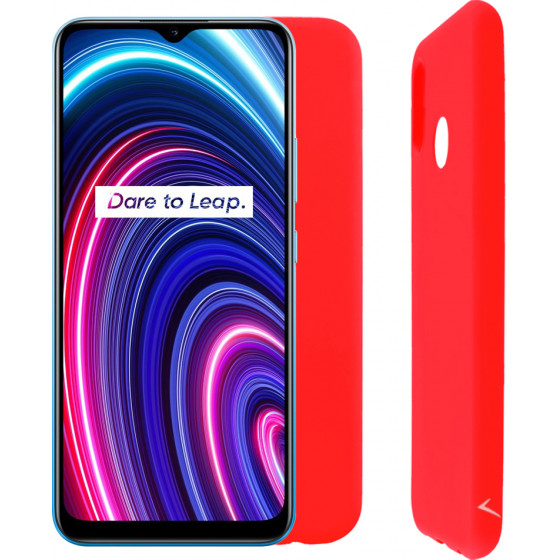 Volte-tel ���� Realme C25Y 6.5 Silicon Tpu Camera Guard Red - (5205308299735)