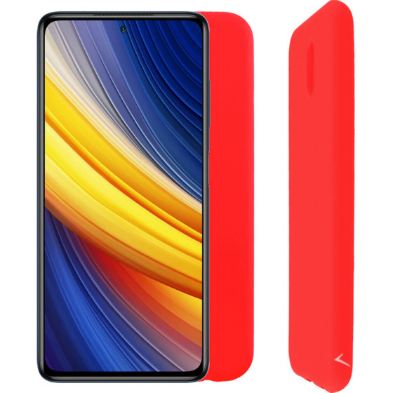 Volte-tel ���� Xiaomi Poco X3/Poco X3 Pro 6.67 Silicon Tpu Camera Guard Red - (5205308299810)
