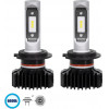 GloboStar H7 X1 Line KIT ������� �������� ����������� & �������� 3nd Generation Can-Bus Series LED CREE CXB 100W 14000lm DC 9-32V ��������� IP66 ����� ����� 6000K - (85637)