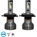 GloboStar H4 E30 Line KIT ������� �������� ����������� & �������� 3nd Generation Can-Bus Series LED CREE CXB 150W 21000lm DC 9-32V ��������� IP66 ����� ����� 6000K - (85642)