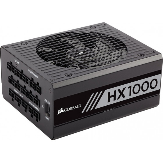 Corsair HX Series HX1000- 1000 Watt 80 PLUS PLATINUM Certified Fully Modular PSU (EU) - (CP-9020139-EU)