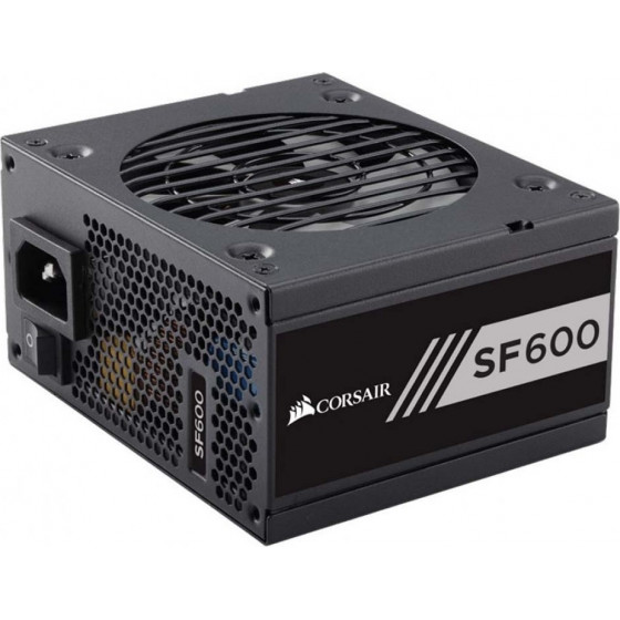 Corsair SF Series SF600 - 600 Watt 80 PLUS Gold Certified High Performance SFX PSU (EU) - (CP-9020105-EU)