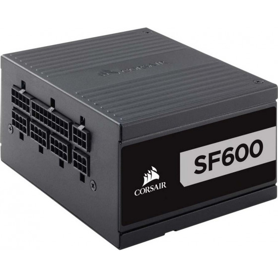 Corsair SF Series SF600 - 600 Watt 80 PLUS Platinum Certified High Performance SFX PSU | - (CP-9020182-EU)
