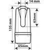 Lampa ������������ ������� ����������� CLOW XS ��� MOTO (135 � 65mm - � 11mm) - (90634)