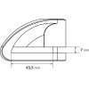 Lampa ������������ ����������� STONE ������� 5,5mm (2 �������) - (90589)