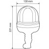 Lampa ����� ��������������� 16LED RL-10 9-32V 3 ����������� ������� ��������� ��������� 130x221mm - (72898)