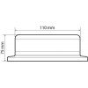 Lampa ����� ��������������� �� ���� ���� 8LED RL-14 9-32V 3 ����������� ������� ��������� 110x75mm - (72918)