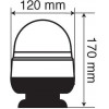 Lampa ����� RL-4 12V/24V 3 ������� ���������� ��������� 120x170mm - (72997)