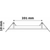 Avide LED Ceiling Lamp Recessed Panel Square ALU 18W WW 3000K - (ACRPWW-S-18W-ALU)