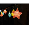 Entac Christmas Indoor 10 LED Light Cracking stars 3000K 1,65m (2AA excl.) - (ECLCS-10WW)