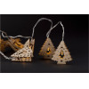 Entac Christmas Indoor Wood Christmas tree 10LED 3000K 1,65m (2AA) - (ECL-WCT-10WW)