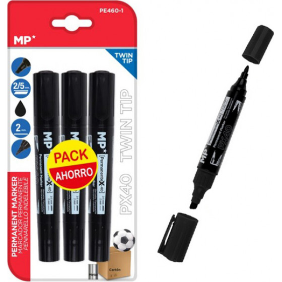 MP ���������� ���������� , �� 2x ����� 2/5mm & 2mm, ������, 3��� - (PE460-1)