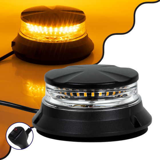 GloboStar PRO Series ����� �������� �������� ������ �������� ��� ���������� & ������� 6 ������������ �������� STROBE LED SMD 3030 48W DC 10-30V ���������� IP66 ��������� - (85171)