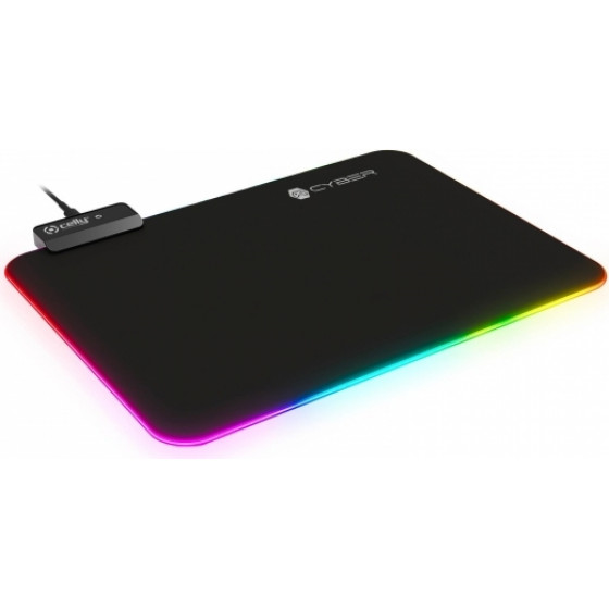 Celly Gaming RGB Mousepad 328x252x3mm - (CYBERPADBK)
