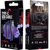 Maxlife Usb To Type C Data Cable 1m 3A Purple - (MXUC-04CU)