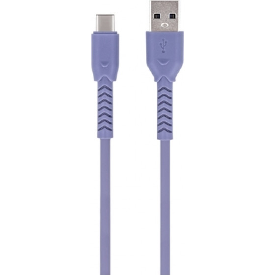 Maxlife Usb To Type C Data Cable 1m 3A Purple - (MXUC-04CU)