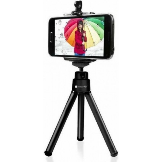 Techly I-TRIPOD-UN - Universal ������� ��� Smartphone Black
