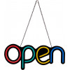 GloboStar ��������� ������� ������� �������� NEON LED �������� Animated OPEN 30W AC 230V �� �������� On/Off ��� �������� ����������� IR ������� - ������� - ������� - ������� - (85856)