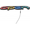 GloboStar ��������� ������� ������� �������� NEON LED �������� Animated OPEN 30W AC 230V �� �������� On/Off ��� �������� ����������� IR ����� - ������� - ������� - ������� - ������� - (85859)