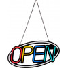 GloboStar ��������� ������� ������� �������� NEON LED �������� Animated Ovale OPEN 30W AC 230V �� �������� On/Off ��� �������� ����������� IR ����� - ������� - ������� - ������� - ������� - (85858)