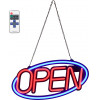 GloboStar ��������� ������� ������� �������� NEON LED �������� Animated Ovale OPEN 30W AC 230V �� �������� On/Off ��� �������� ����������� IR ���� - ������� - (85860)
