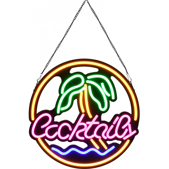 GloboStar ��������� ������� ������� �������� NEON LED �������� COCKTAILS 30W AC 230V �� �������� On/Off ��� - ������� - ������� - ������� - (85851)