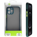 Lime ���� Iphone 12 Pro Max 6.7 Hardshell Fusion Camera Guard Dark Green With Yellow Keys - (5205308300318)