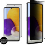Idol 1991 Tempered Glass Samsung A72 A725/A726 6.7 9h 0.30mm Premium Privacy Antispy Semi Curved Full Glue Black - (5205308299094)