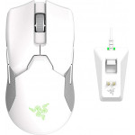 Razer VIPER ULTIMATE MERCURY & CHARGE DOCK - Wireless Optical RGB Gaming Mouse Chroma - (RZ01-03050400-R3M1)