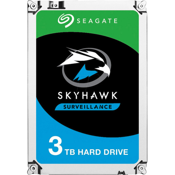 Seagate ���������� ������� ������ 3.5 3TB Sata III SkyHawk - (ST3000VX009)