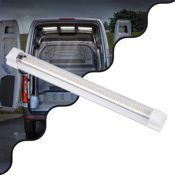 GloboStar ��������� �������� - Cabinet Light 30CM - LED SMD 2835 10W 1000lm DC 12-85V �� ����� ������ ���� 3M - �������� On/Off - ����� ����� 6000K - (85822)