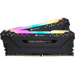 Corsair VENGEANCE RGB PRO 16GB (2 x 8GB) DDR4 DRAM 3600MHz C16 Memory Kit Blackt - (CMW16GX4M2D3600C16)