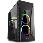 Sharkoon NightShark RGB PC Case - (NIGHTSHARKRGB)