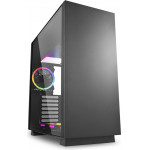 Sharkoon Pure Steel RGB Black PC Case - (PURESTEELRGBBK)