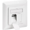 GOOBAY ��������� ����� CAT 6e 2x RJ45 80x80 ����� - (68246)