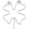 GloboStar ��������� ������� ������� �������� NEON LED �������� FOUR LEAF CLOVER 5W �� ������� ����������� USB - ��������� 3xAAA (��� ���������������) - ������� - (78572)