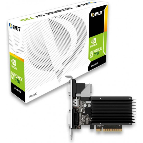 Palit GeForce GT 730 2GB GDDR3 passive - (NEAT7300HD46H)