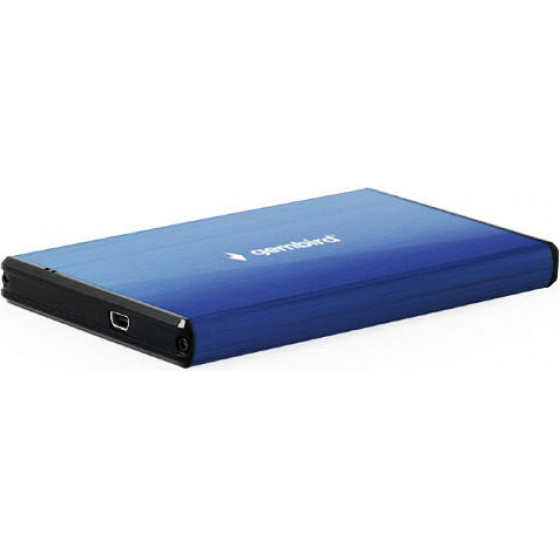 Gembird USB 3.0 2.5 Enclosure Brushed Aluminum Deep Blue - (EE2-U3S-3-DB)