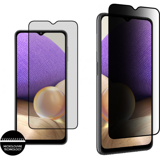 Idol 1991 Tempered Glass Samsung A32 5G A326 6.5 9h 0.30mm Premium Privacy Antispy Semi Curved Full Glue Black - (5205308299070)