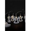 Entac Christmas Indoor Wood Angel Light 10LED 3000K 1m (2AA excl.) - (ECL-WA-10WW)